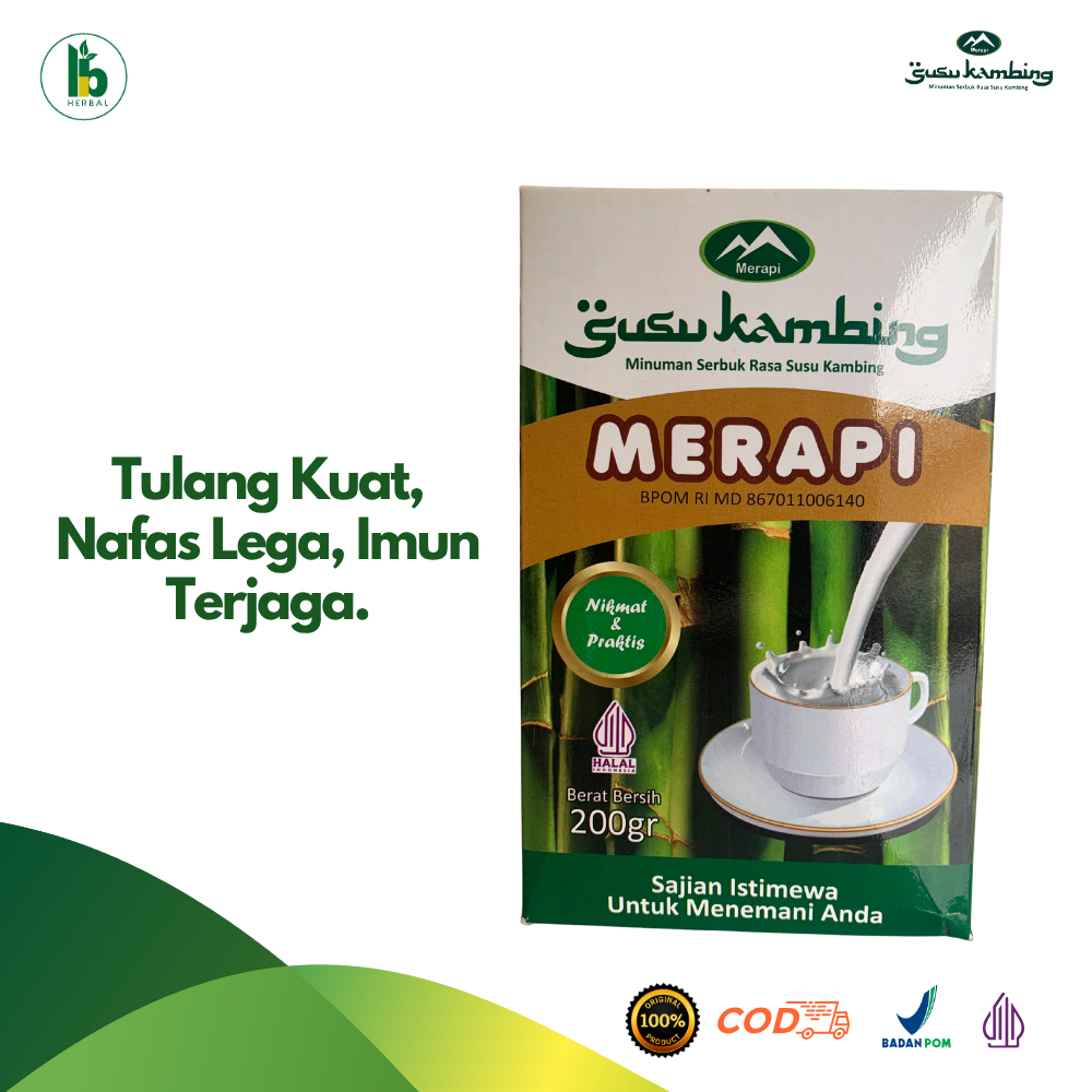 

Susu Kambing Merapi / Brotowali Merapi Farma | 200 g