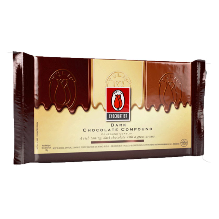 

Tulip Dark & Milk Compound Dcc Kemasan 1kg