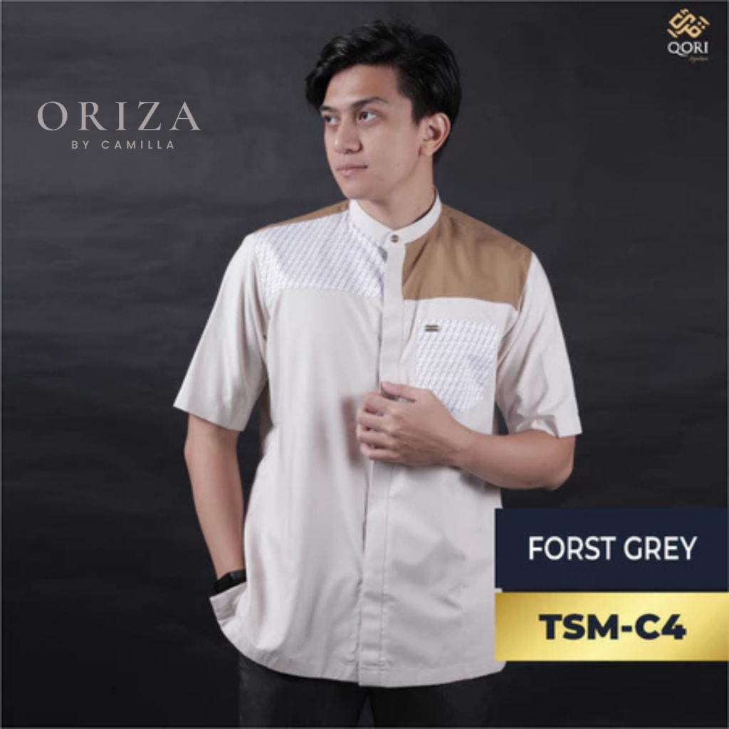 Qori Apparel/Baju Koko Pria Pendek Tsumamah Bin Utsal/TSM-1/ORI
