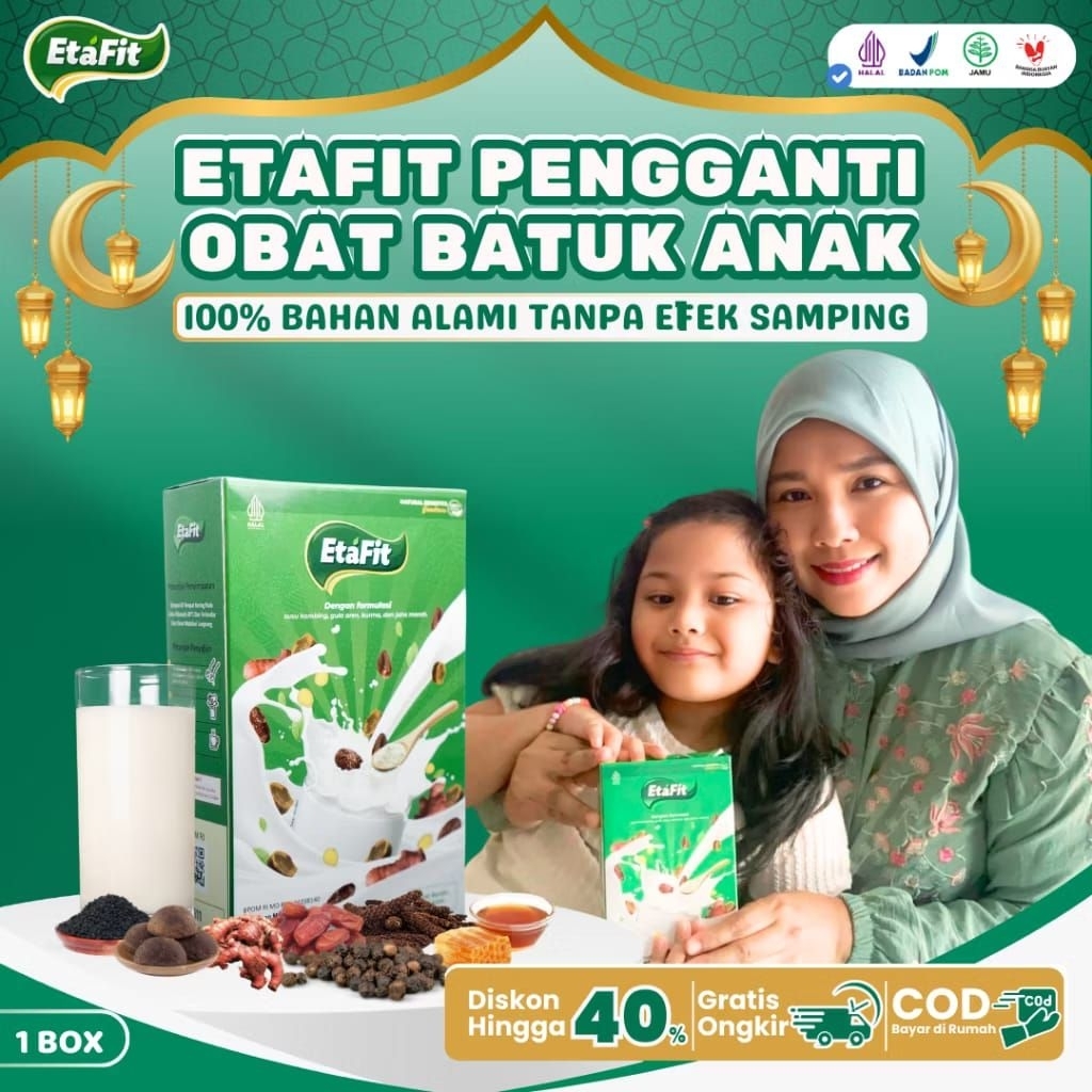 

Etafit Susu Obat Herbal Sesak Napas - Susu Kambing Etawa Bubuk Murni Asli