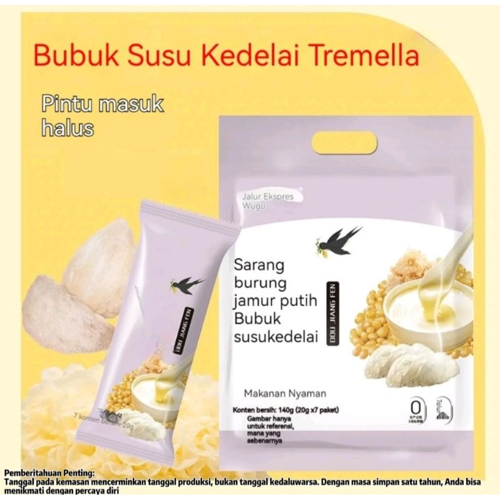 

SUSU KEDELAI TREMELLA SARANG BURUNG WALET KEDELAI