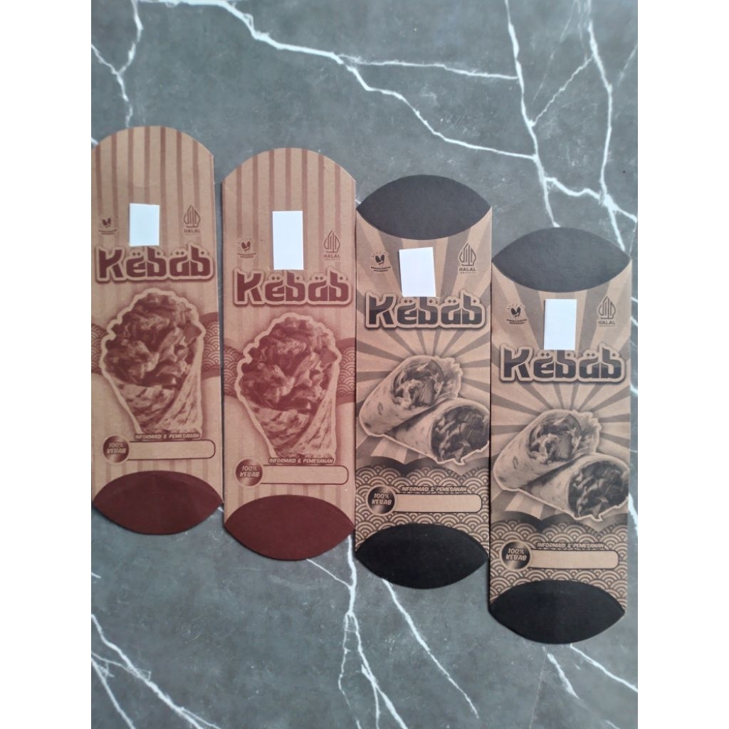 

bungkus kebab jumbo tarikan ukuran 24 × 9 cm isi 100 pcs, bahan kertas craft, kemasan kebab jumbo