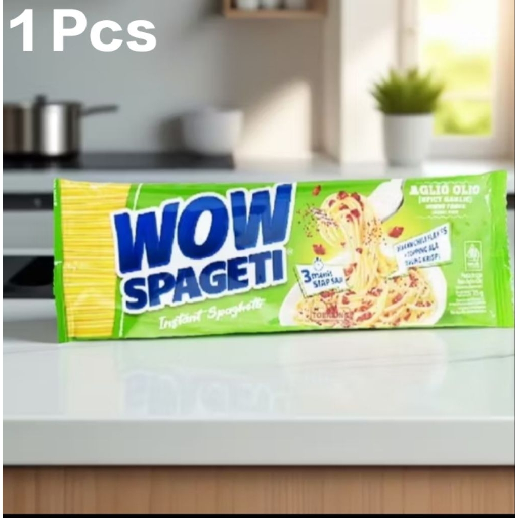 

WOW Spageti Aglio Olio – Spaghetti Instan Pedas Gurih, Siap Santap 3 Menit!