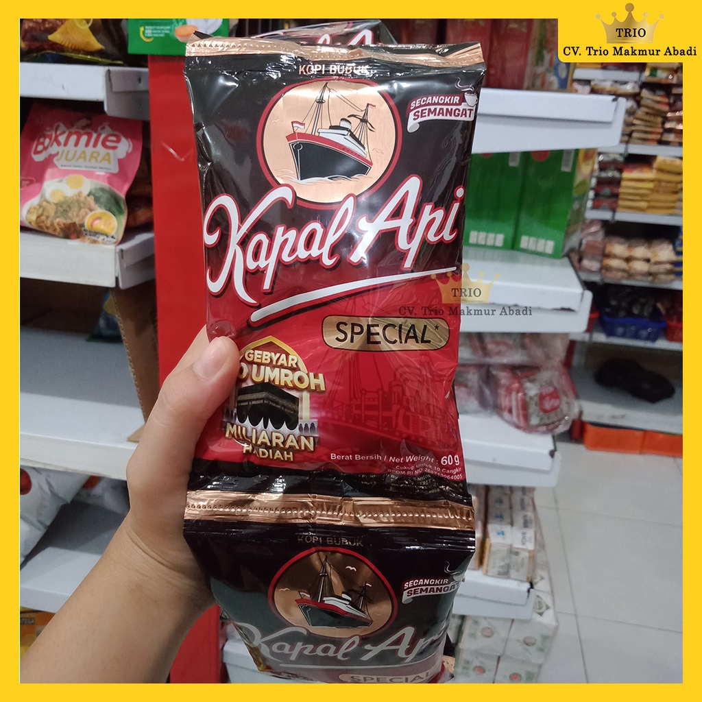 

Kapal Api Murni 60g Satu Renteng Isi 10 sachet