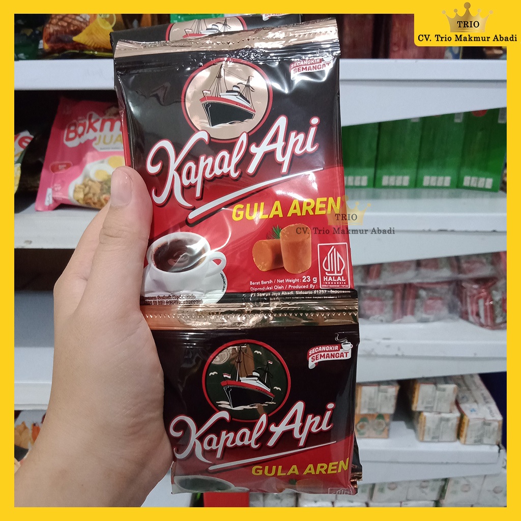Kopi Kapal Api Gula Aren 23g renteng isi 10 sachet