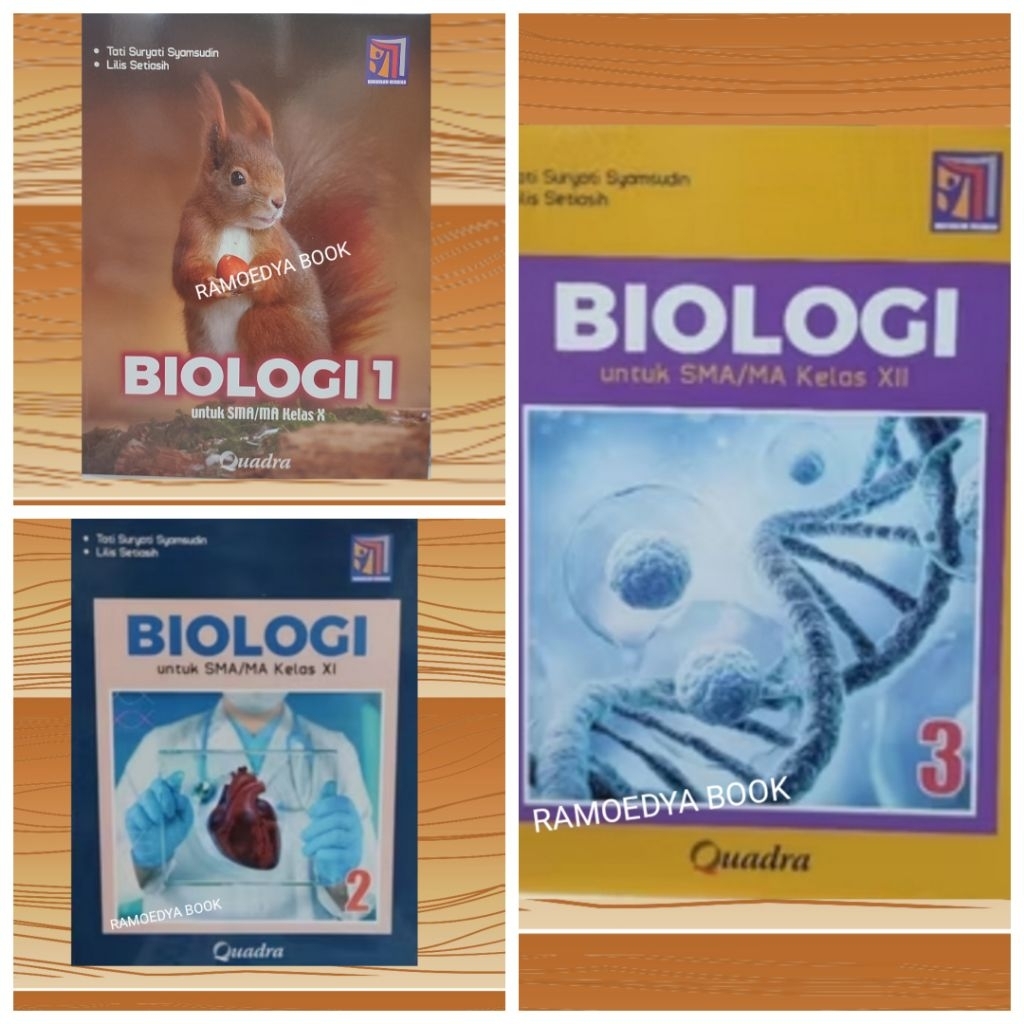 Buku BIOLOGI SMA/MA kelas 10,11,12 Kurikulum Merdeka Quadra