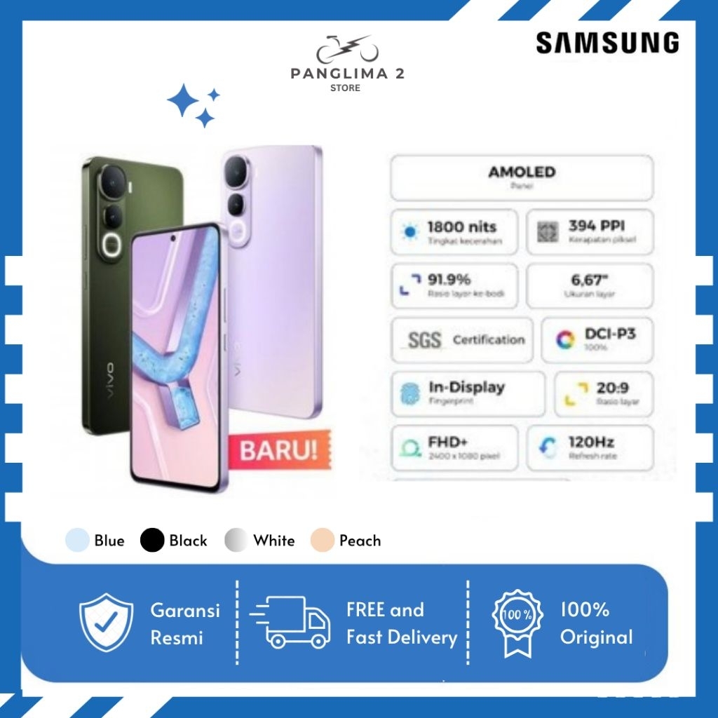 Vivo Terbaru Y400 (8/128)(8/256) GB RAM - HP Tahan Air