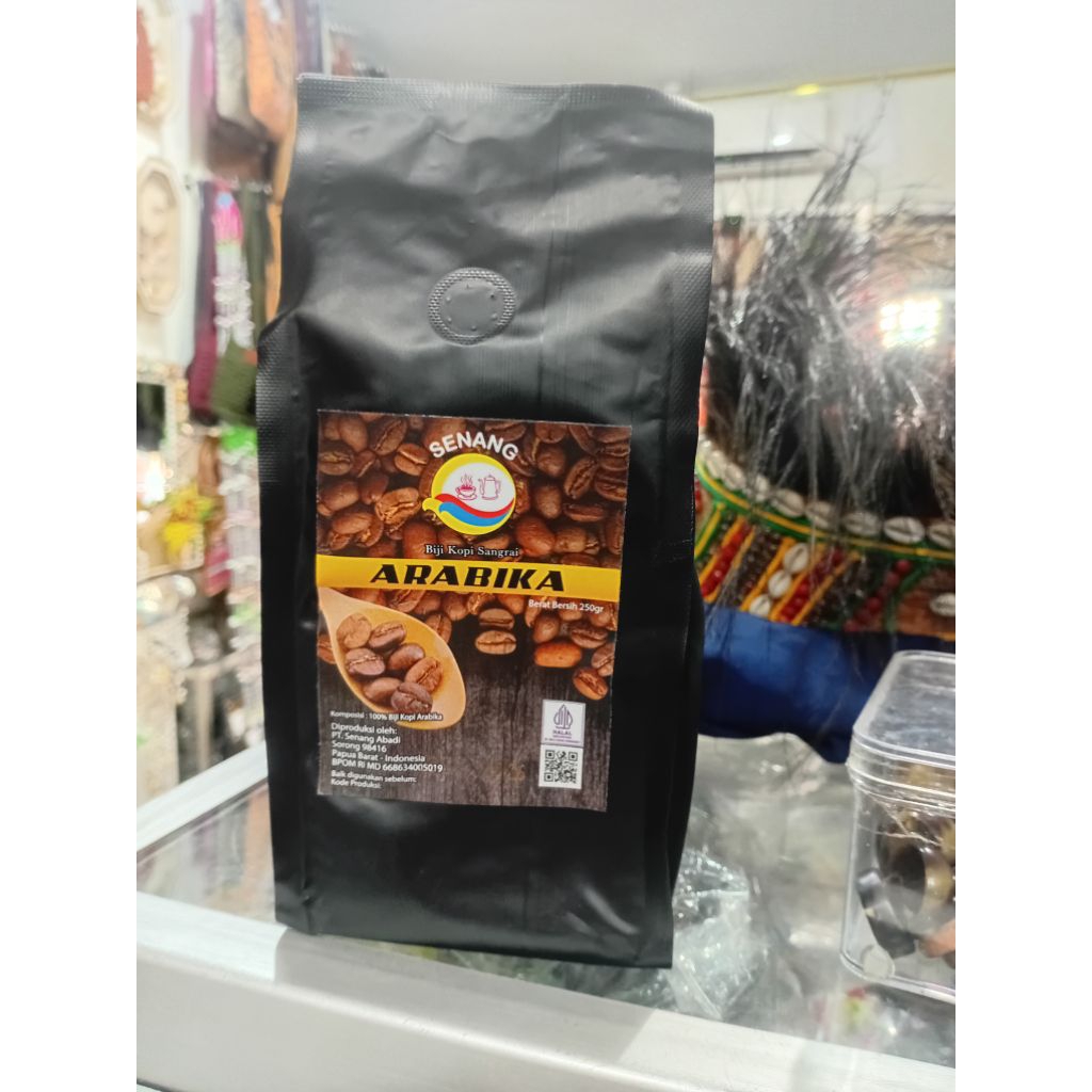 kopi senang arabika/biji kopi papua/kopi papua