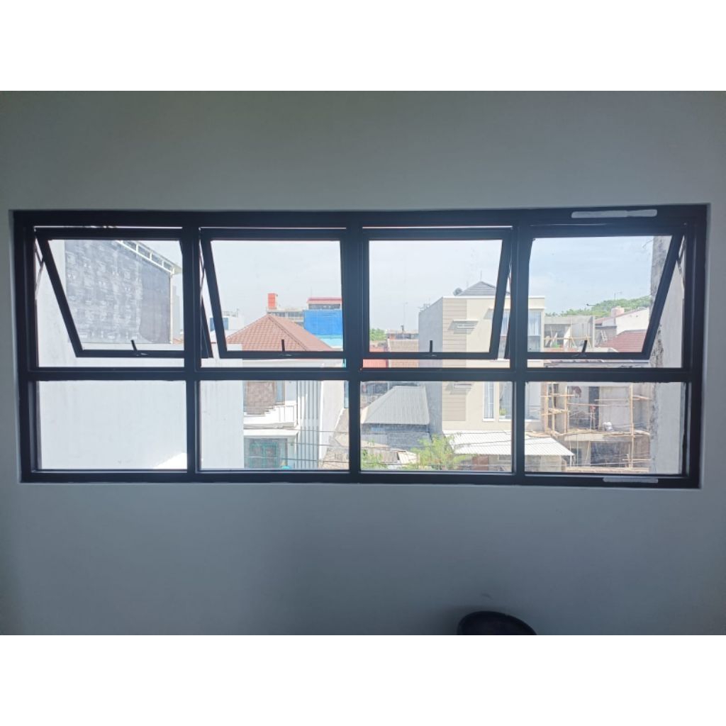 Jendela Jungkit kaca polos 5mm