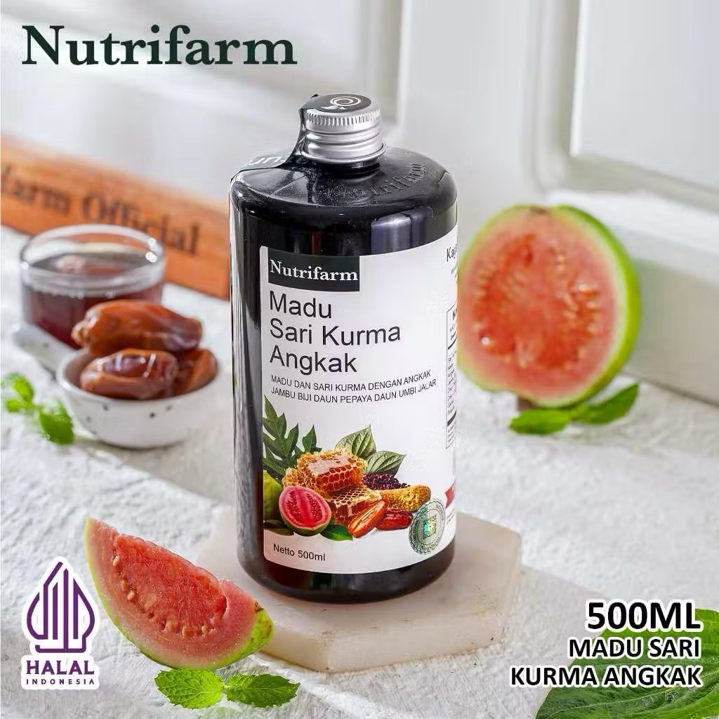

Nut-rifarm Madu Sari Kurma Angkak 500ml