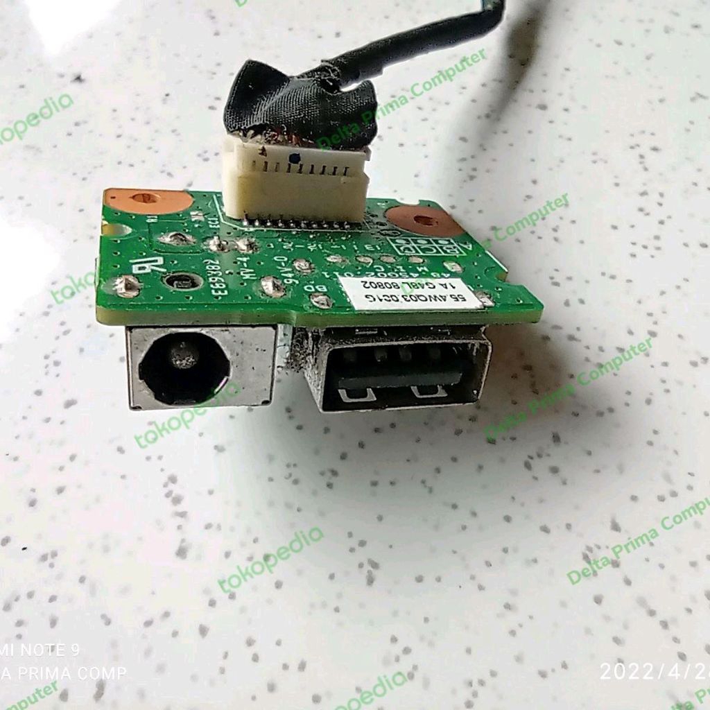 Mini board port jack DC laptop lenovo G480