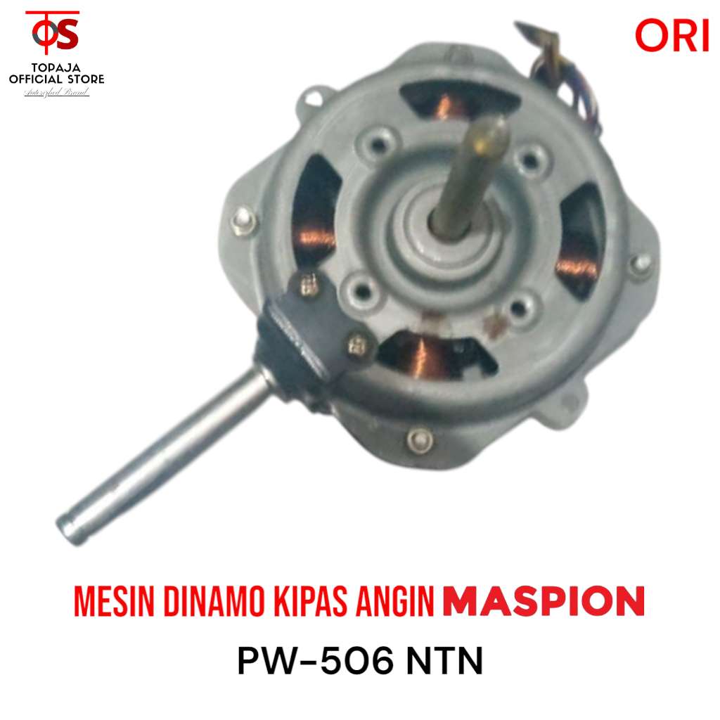 Mesin Dinamo Kipas Angin MASPION PW-506 NTN Original - Motor Kipas Maspion PW-506 NTN