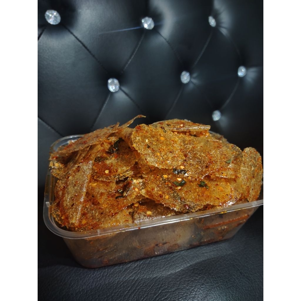 

KERIPCA KERIPIK KACA 250GRAM PEDAS GURIH