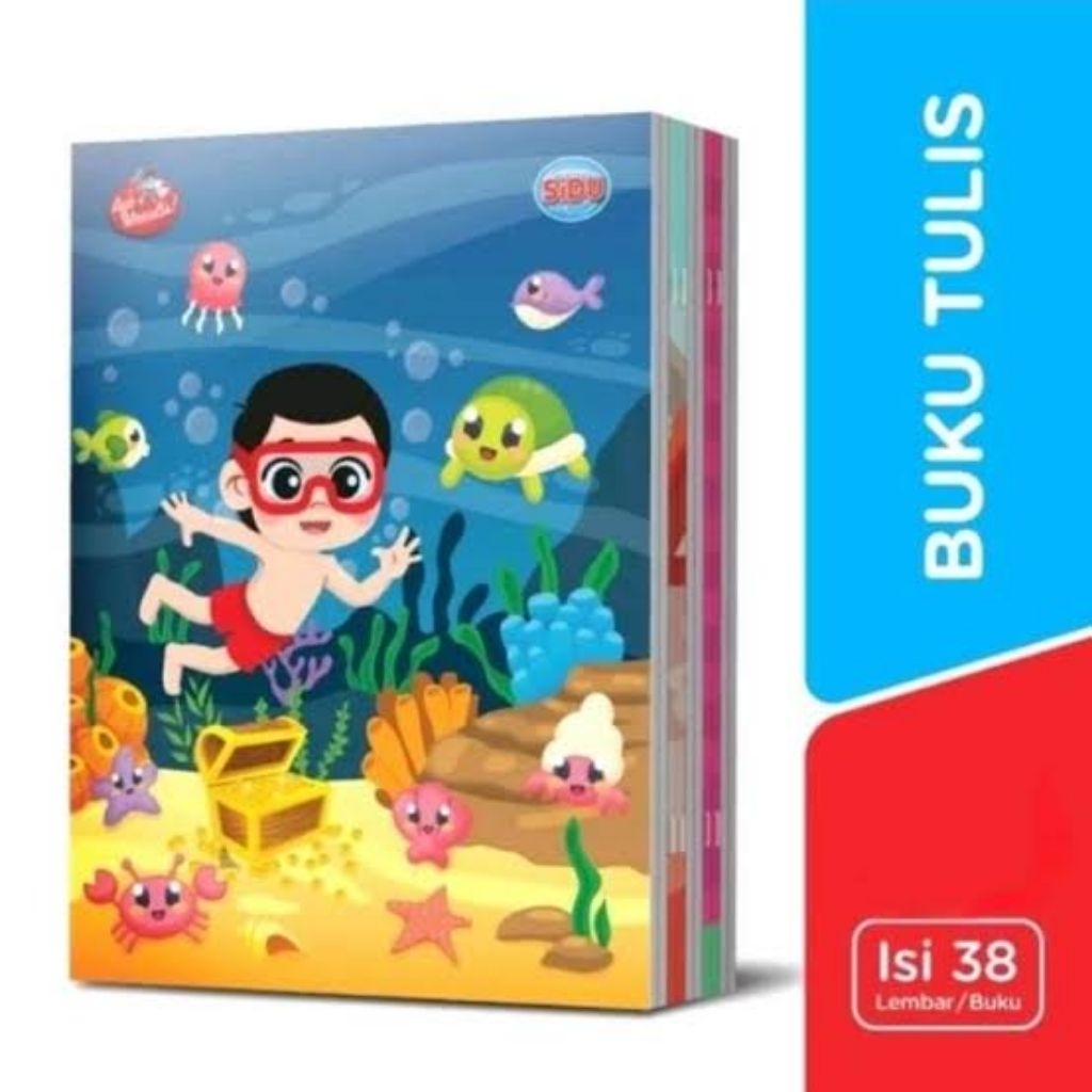 

Buku Tulis SIDU 38 lembar isi 10 buku Murah Promo