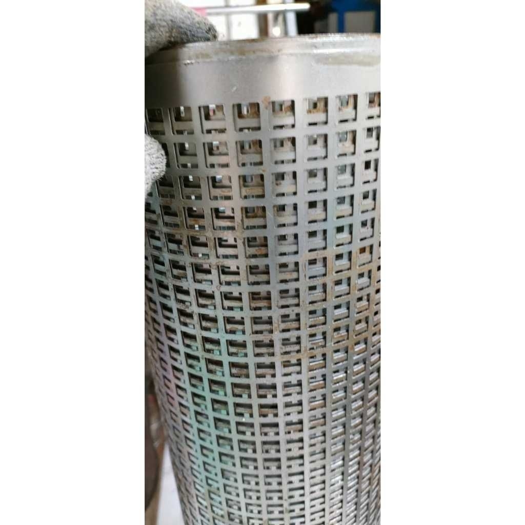 120×60 cm , motif kotak , plat besi lubang 10 mm , tebal 0,8 mm