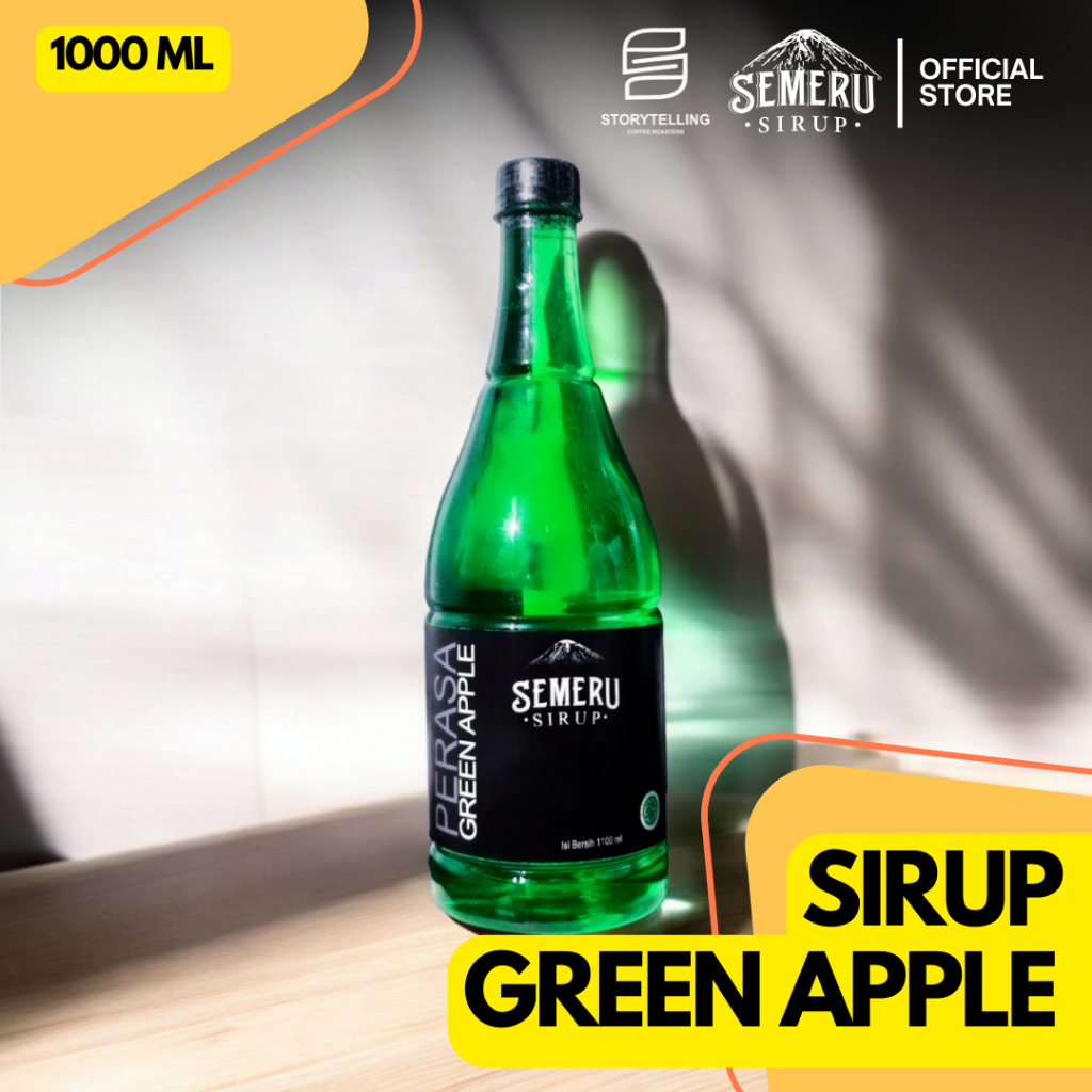 

Sirup Green Apple Semeru syrup 1000 ml