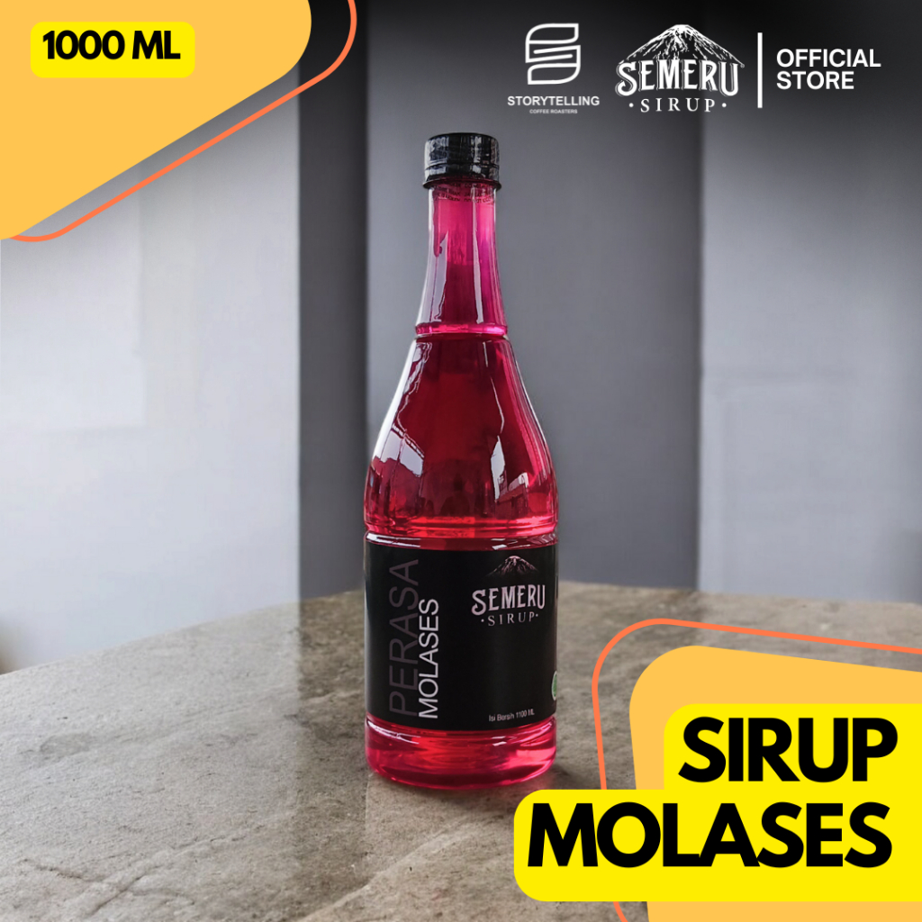 

Sirup Rum ( Molases ) semeru syrup 1000 ml / 1 liter
