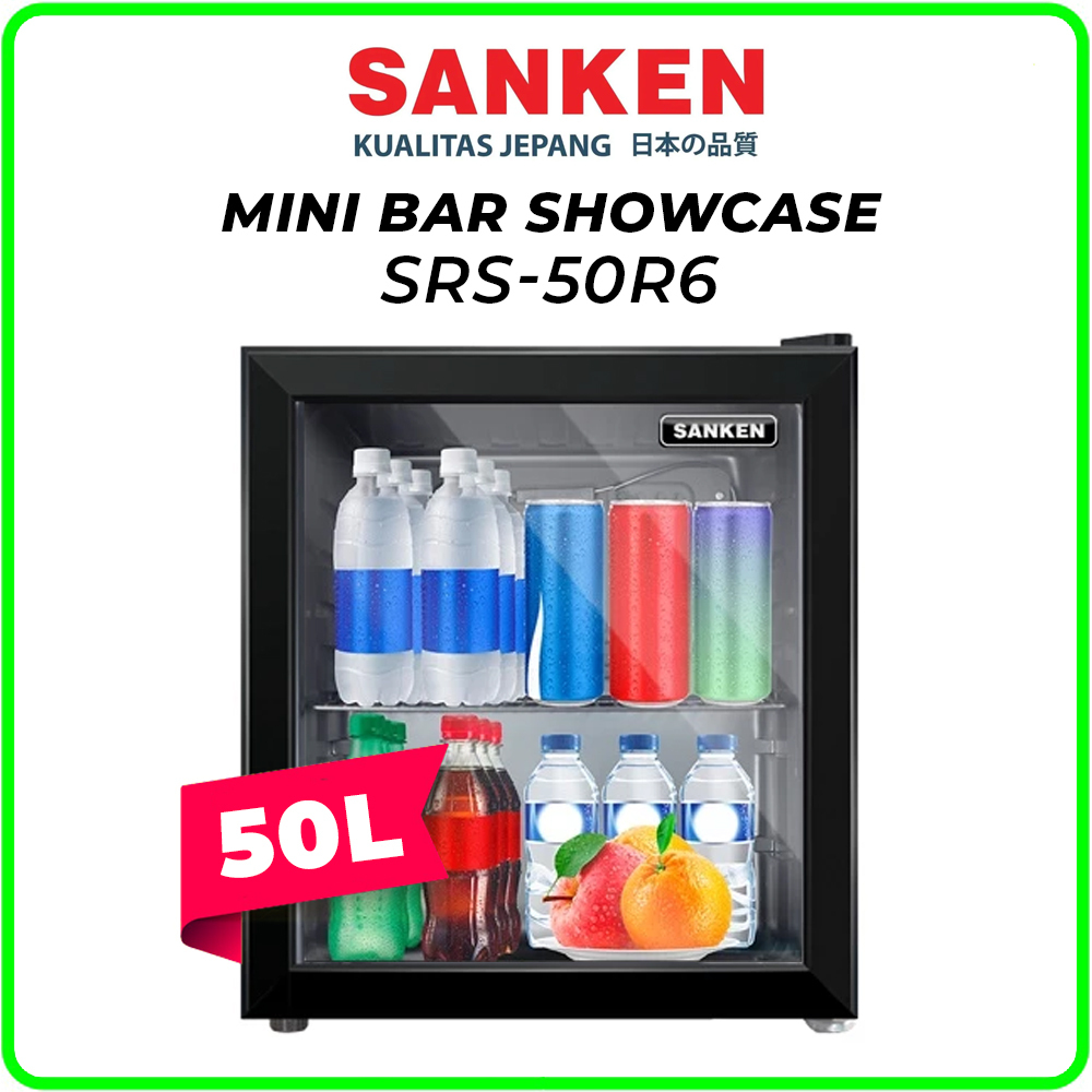 SANKEN SHOWCASE SRS-50R6 MINIBAR MINI BAR KULKAS HOTEL PORTABLE