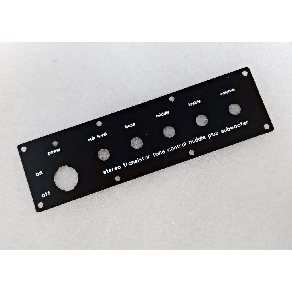 Panel Stereo Tone Control Plus Middle Dan Subwoofer