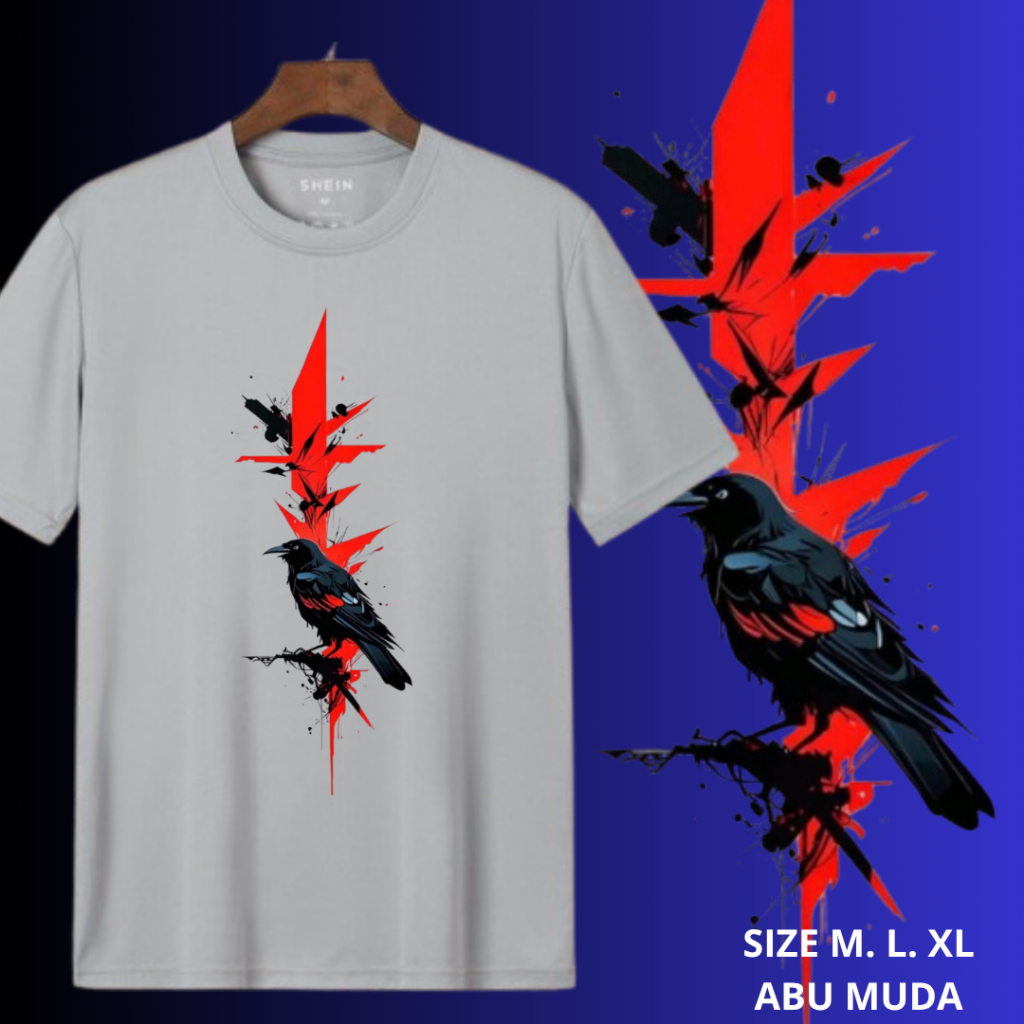 (warna putih) KAOS ORIGINAL BIIF IND UNISEX / KAOS DISTRO PRIA / BAJU DISTRO PRIA / BAJU KAOS DISTRO