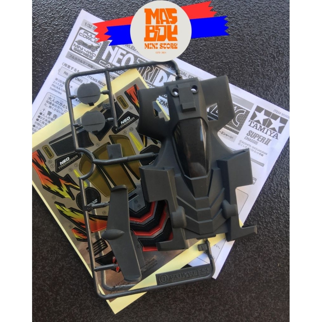 Tamiya Mini 4WD Body Set Neo Tridagger ZMC Body Tamiya Ori