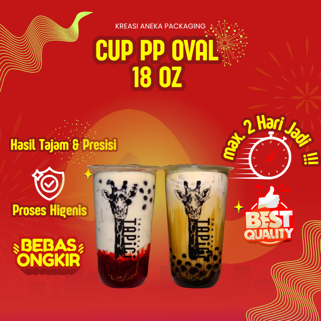 SABLON GELAS CUP 18OZ OVAL