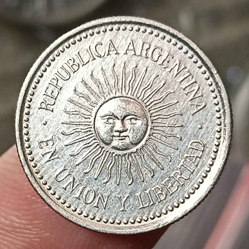 Koin Kuno Argentina 5 Centavos