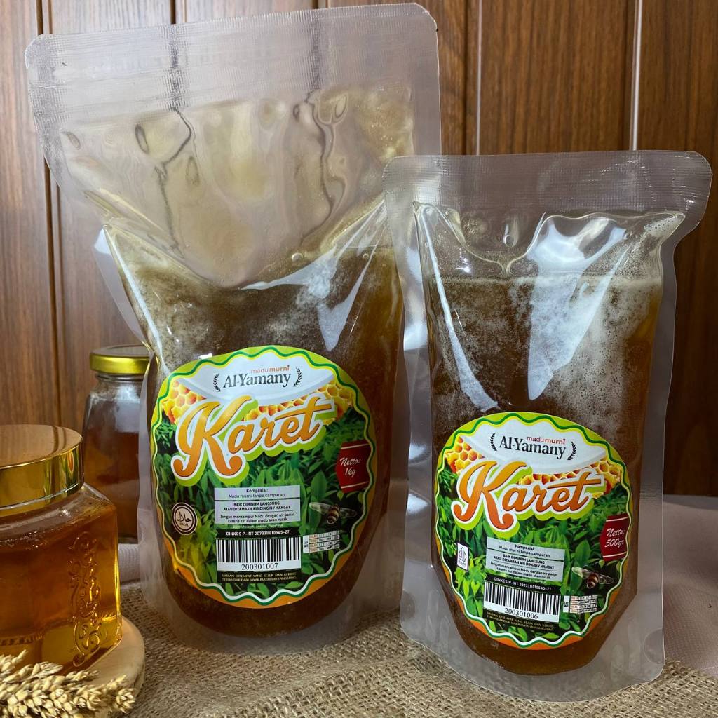 

Refil Madu Karet Asli 100% Murni Tanpa Campuran Langsung dari peternak lebah