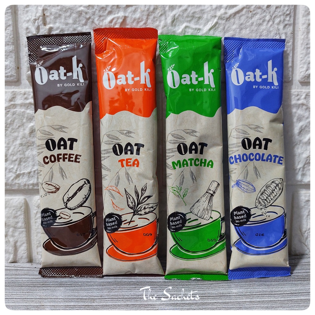 

OAT-K by Gold Kili Oat Chocolate Matcha Tea Coffee Sachet