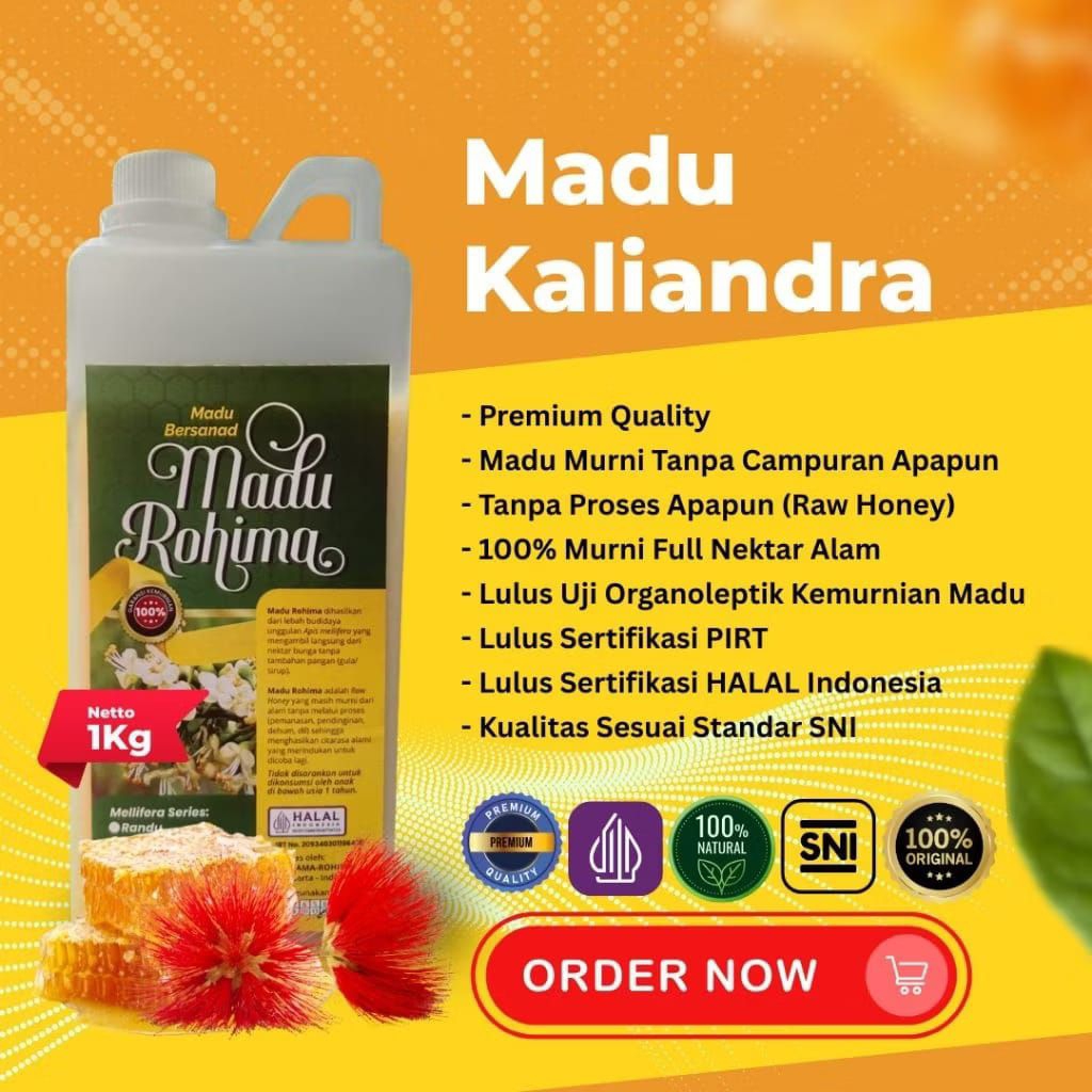 

Madu murni Kaliandra 1kg