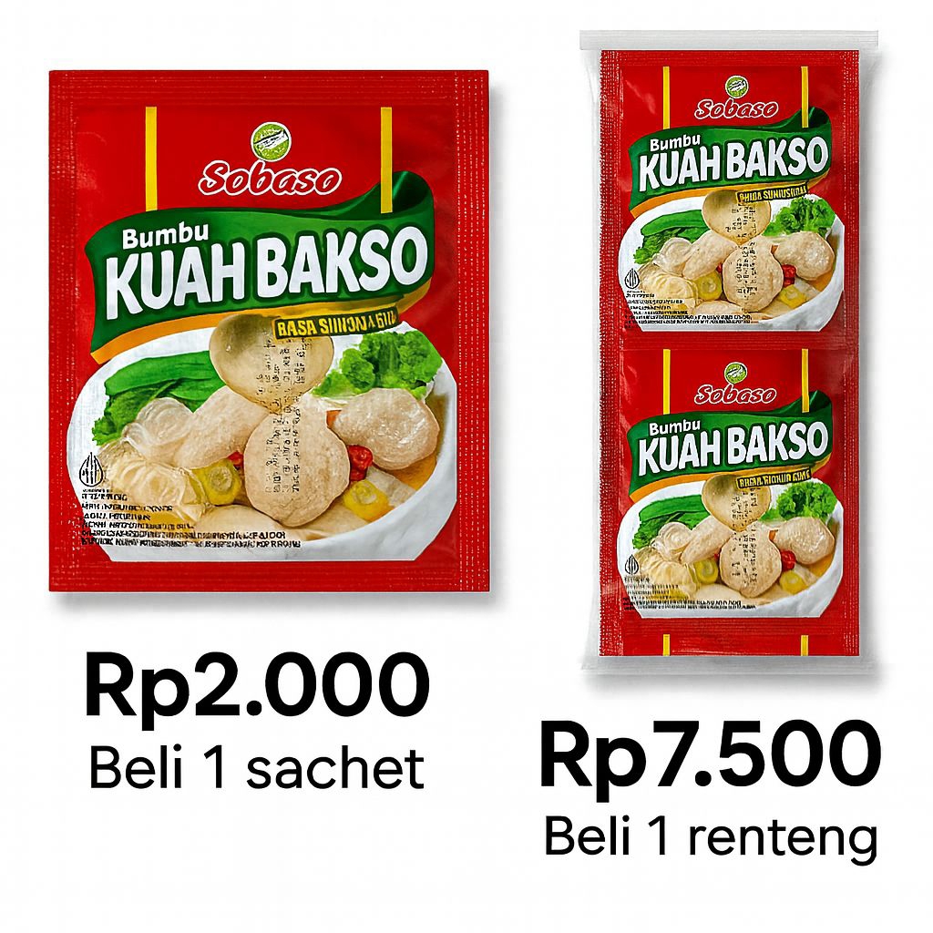 

Sobaso Bumbu Kuah Bakso Rasa Sumsum Sapi – Gurih Lezat ala Warung Bakso