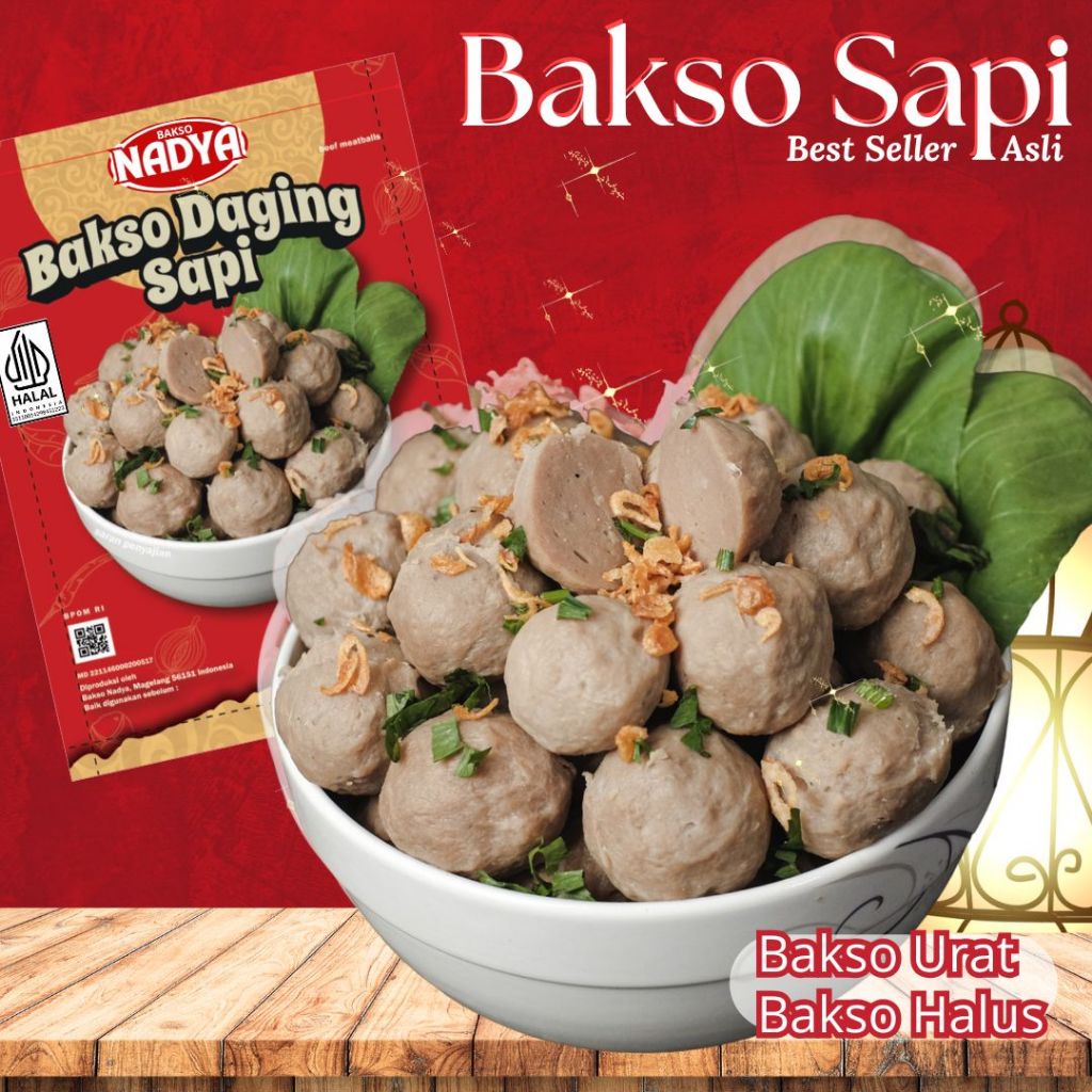 

Bakso Daging Sapi Super Varian HALUS BPOM HALAL