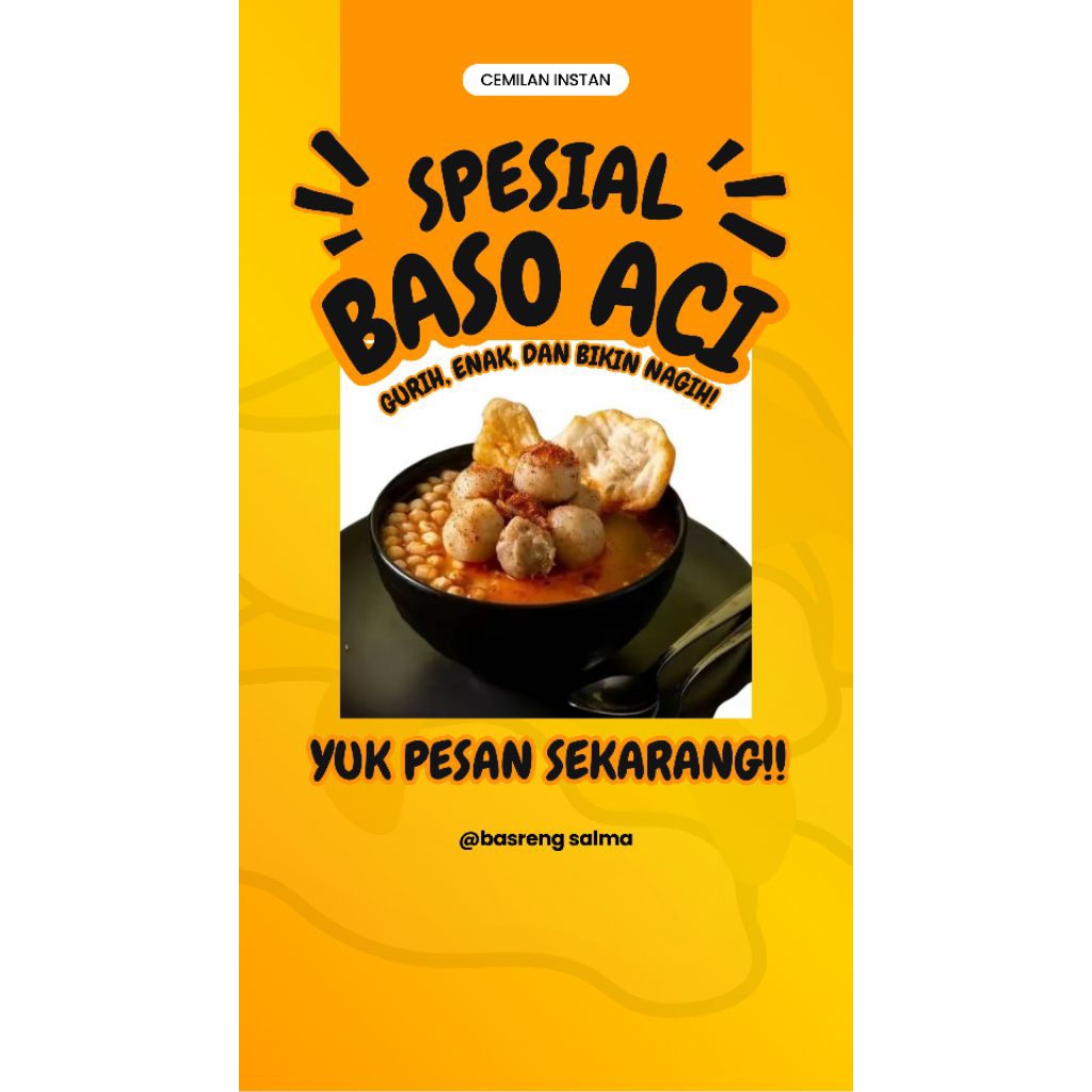 

Baso Aci Ayam Suwir Pedas Khas Garut