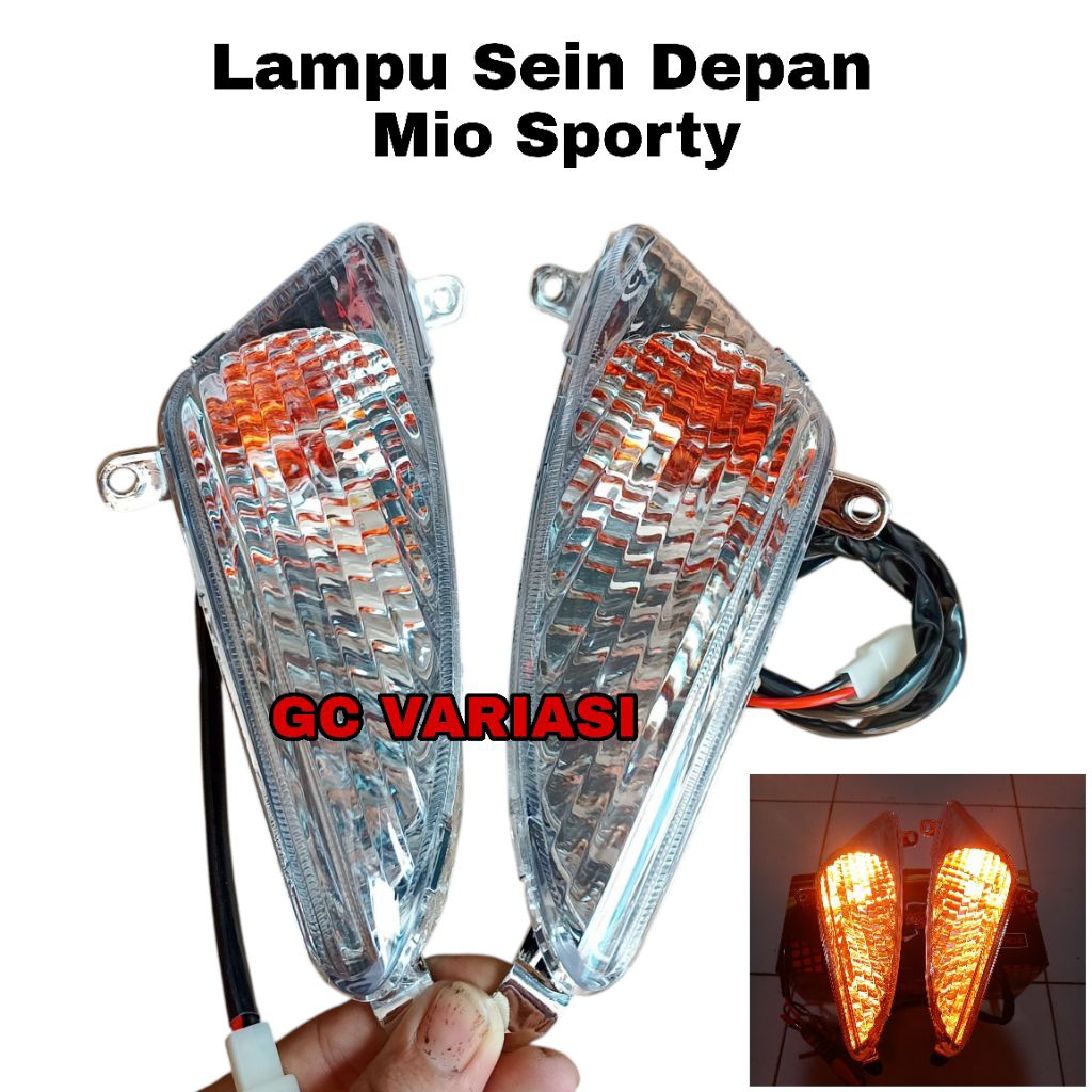 Lampu Sen Depan Motor Mio Sporty/Lampu Refektor Sen Assy Depan Motor Mio Sporty/Refektor Lampu Sein 