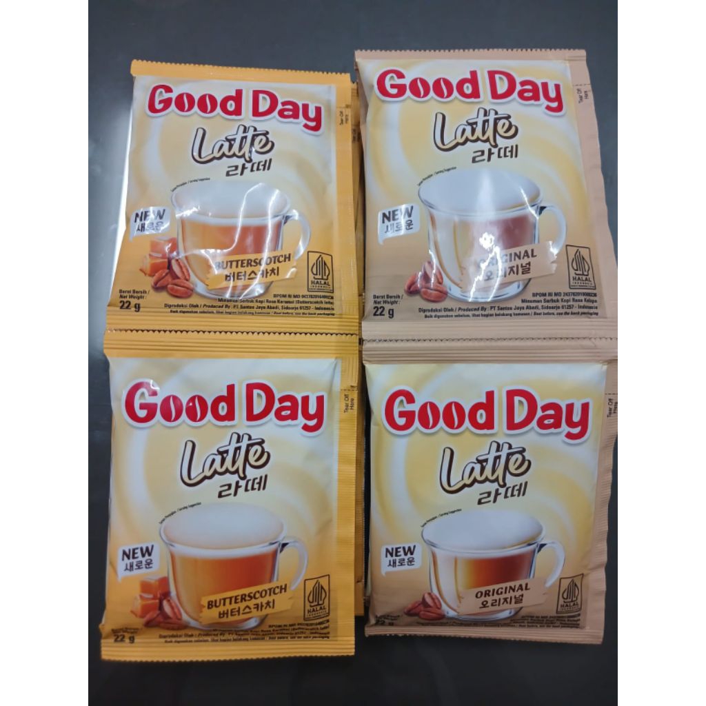

Good day latte original dan butter 1 karton