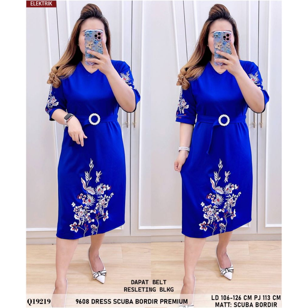 9608 DRESS SCUBA BORDIR PREMIUM