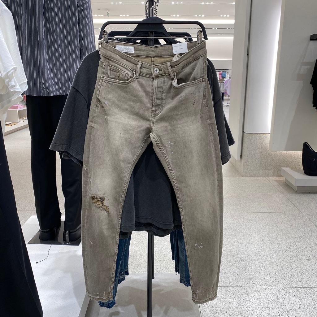 Jastipp. Skinny Ripped Jeans Zara (Man)