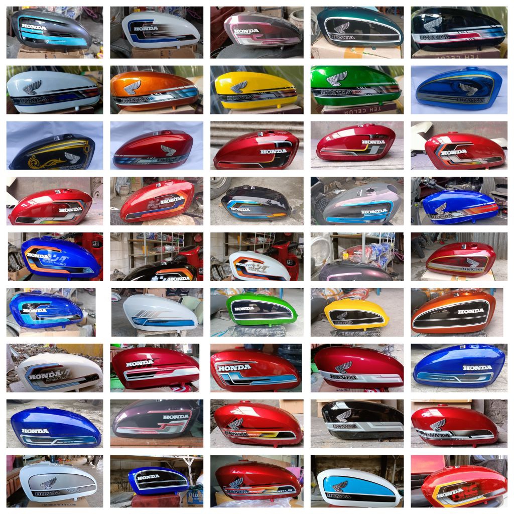 TANGKI CB125 TENGKI CB125 SE CB100 CB GLATIK CB TEYENG CB KARAT CB BLADUS BAHAN GALVANIS bukan PRES 