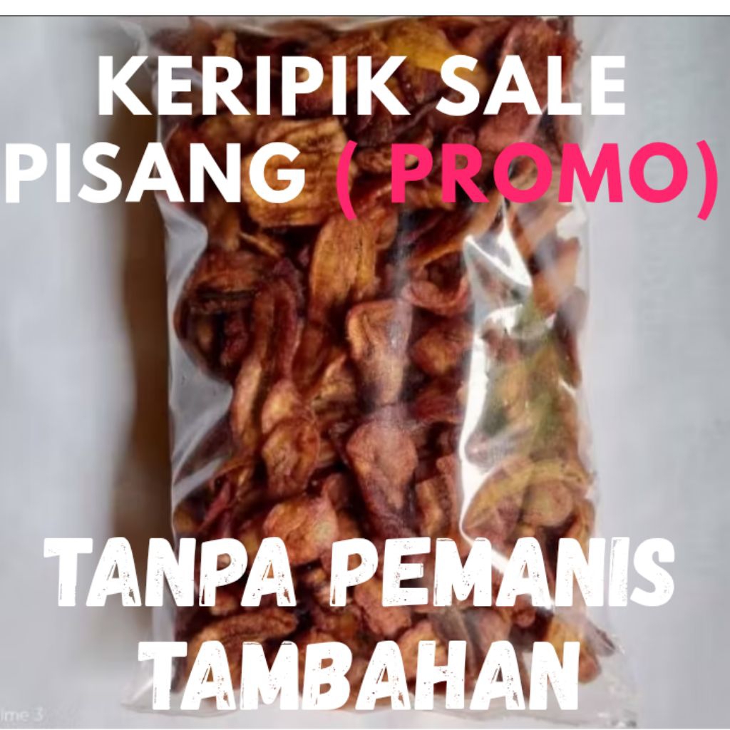 

Kripik Sale Pisang 1kg Packing Dus dan buble warb