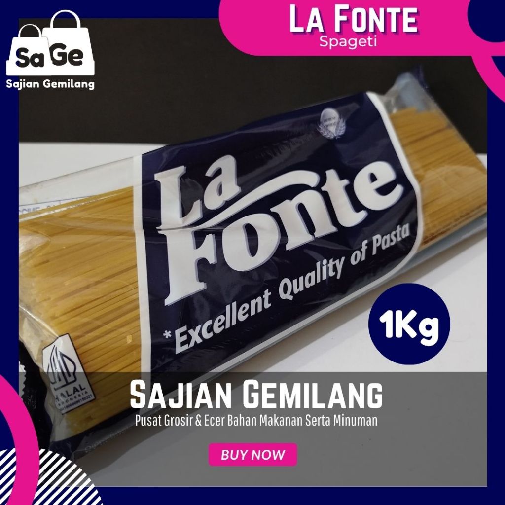 

La Fonte Spageti 1kg - Grosir