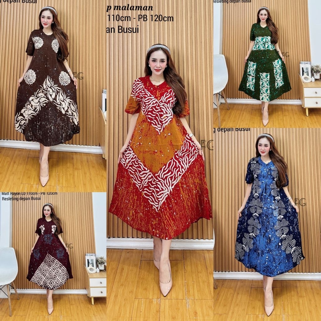 Terbaru - Daster wanita viral modern Twill rayon super premium original kekinian busui lengan pendek