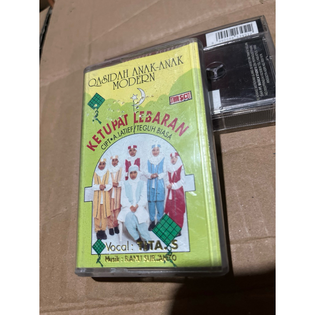 Kaset Pita Qasidah anak anak modern ketupat lebaran