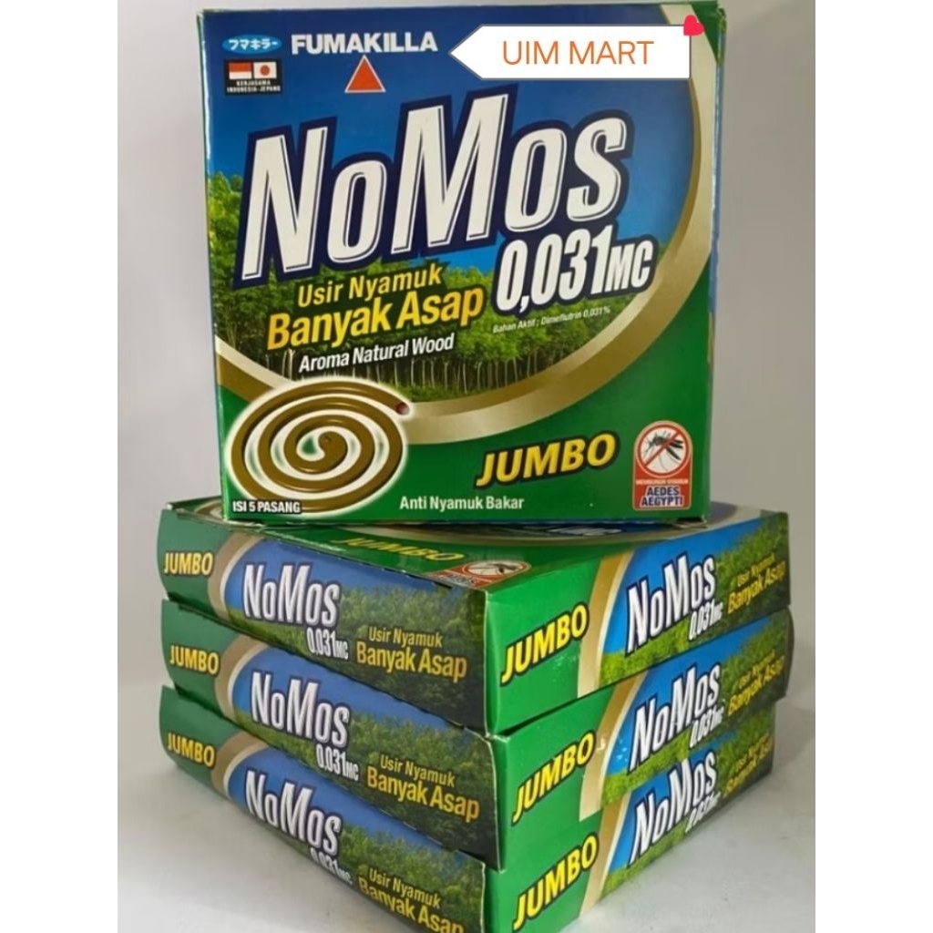 NoMos Obat Nyamuk Bakar Banyak Asap Jumbo [10 Jam ]