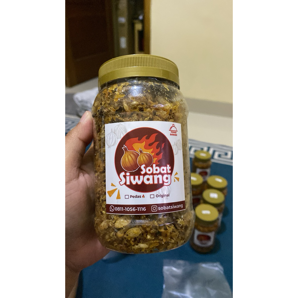 

(READY STOK) SOBAT SIWANG - SIWANG CRISPY VARIAN ORIGINAL PEDAS KEMASAN 500ml SIWANG TERASI BAWANG
