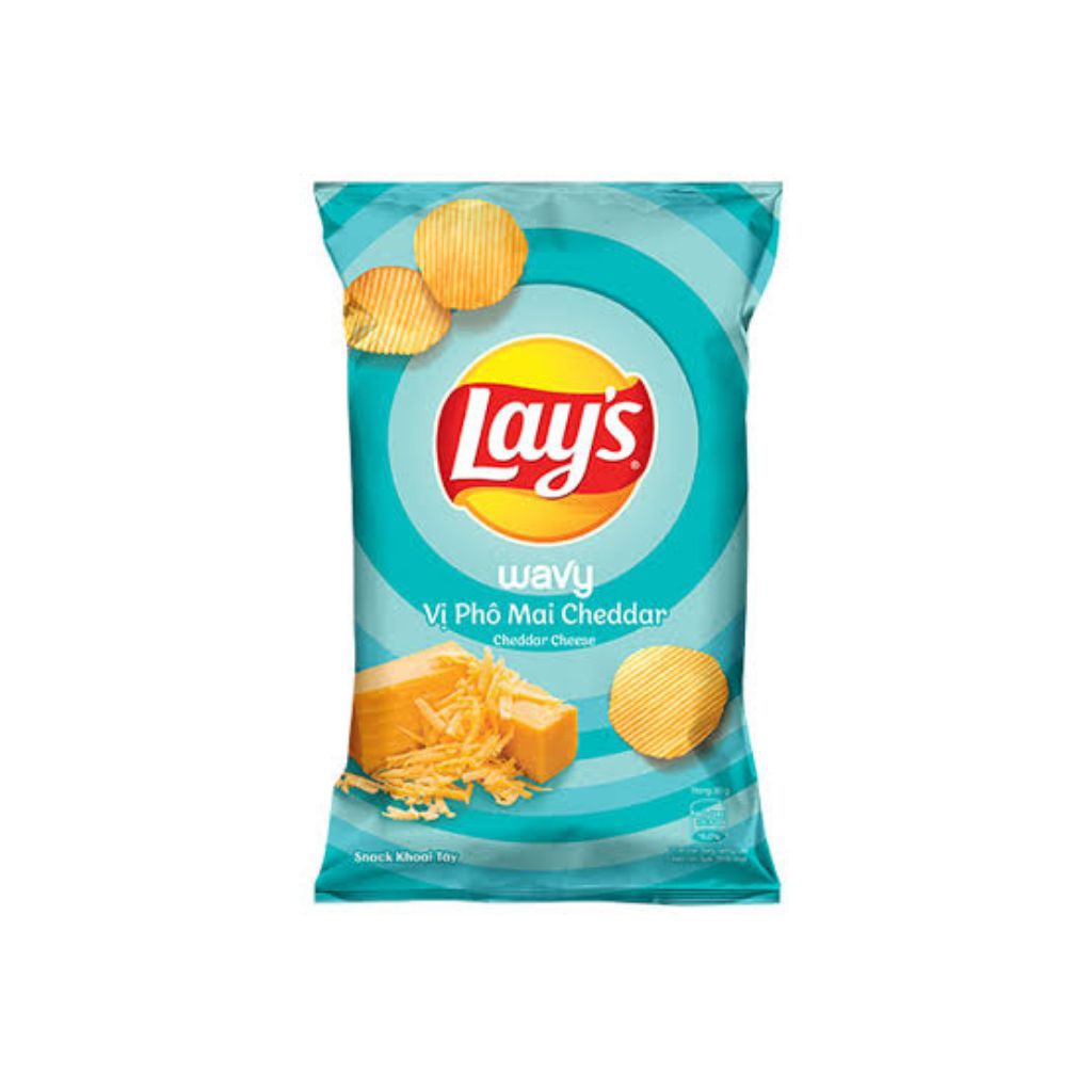 

LAYS WAVY CHEDDAR CHEESE VIETNAM 90 GR