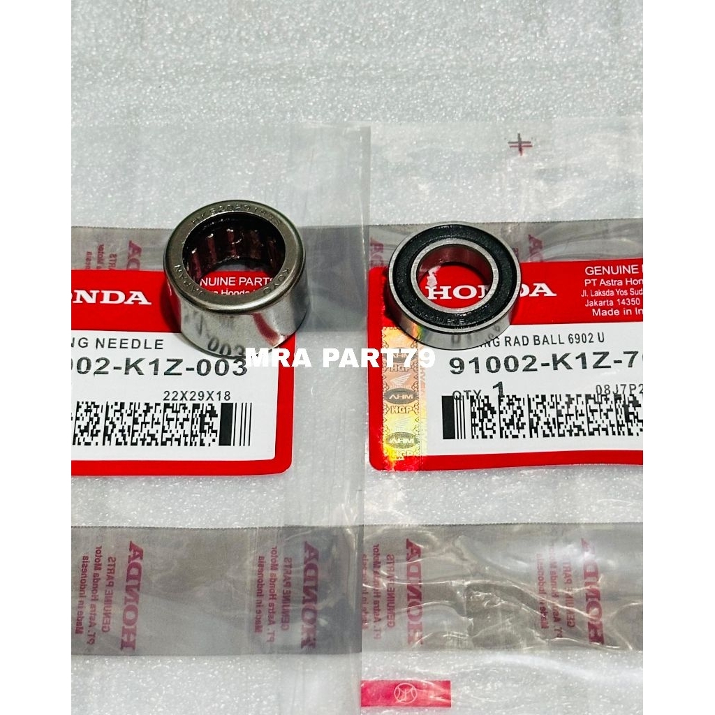 Bearing Pully K1Z + Laher Needle K1Z PCX 160 ADV 160 Original