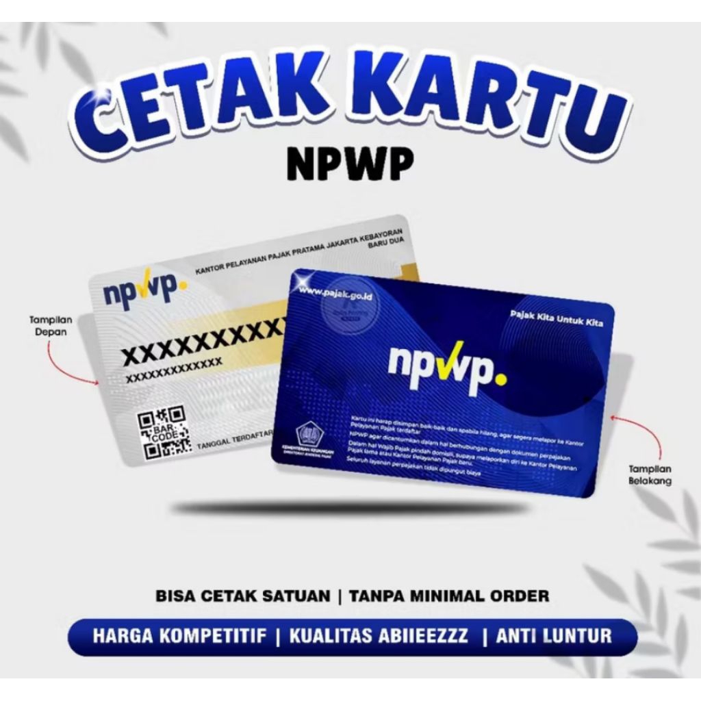 

PVC CARD member pribadi premium