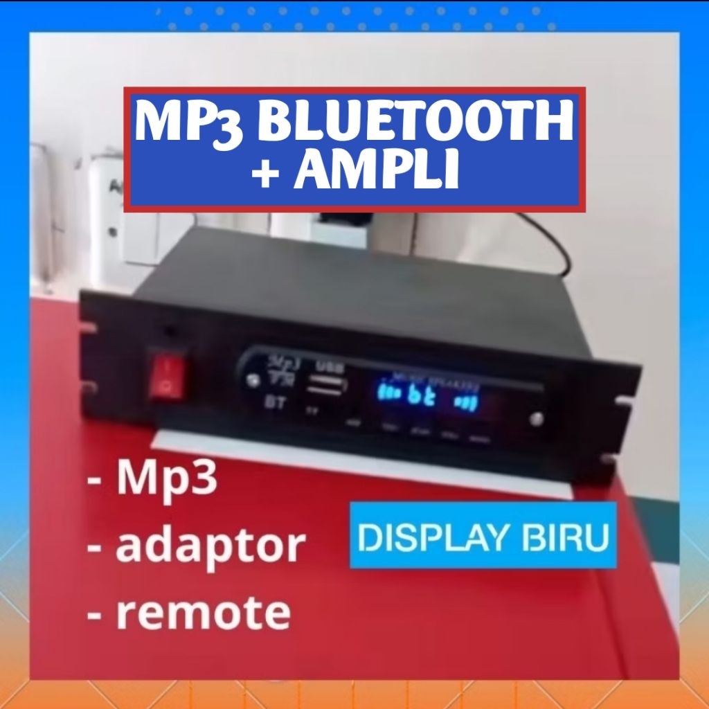 Siap Pakai MP3 Bluetooth + Amplifier Miniatur