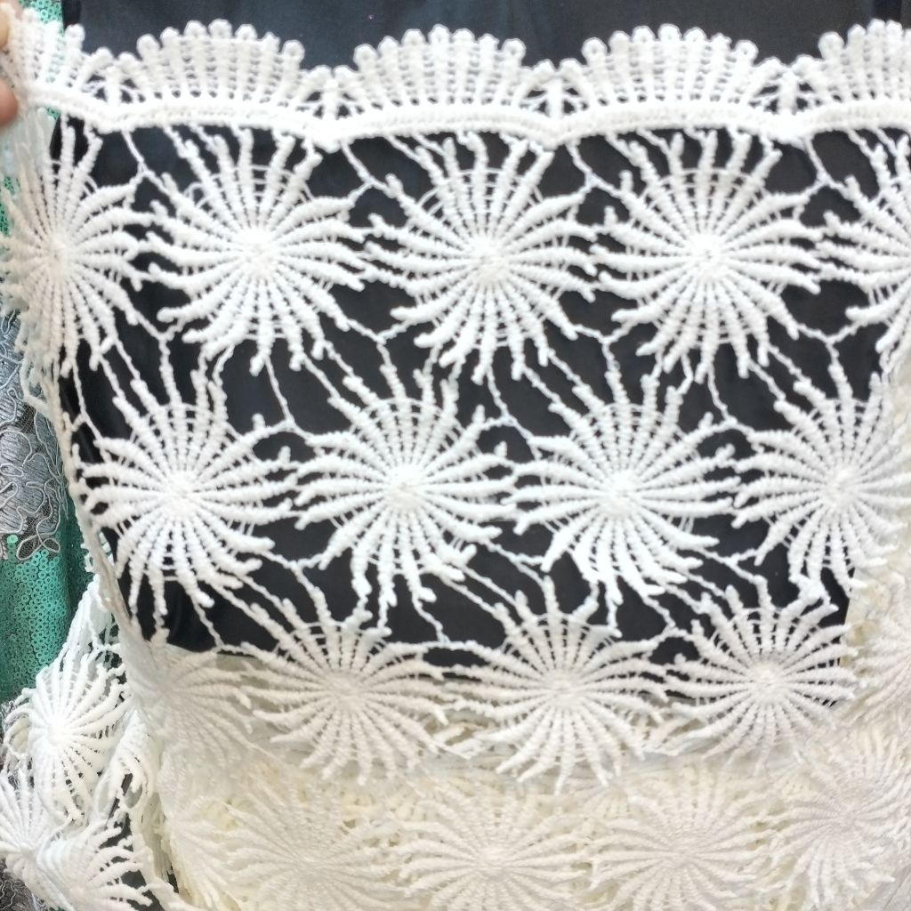 bahan kain Prada OKI original/kain Prada OKI kebaya antik/Prada OKI import/Prada garmen