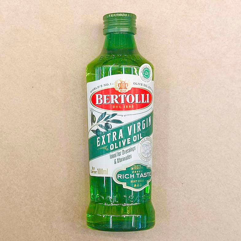 

BERTOLLI Extra Virgin Olive Oil 100ML untuk Salad & Marinasi